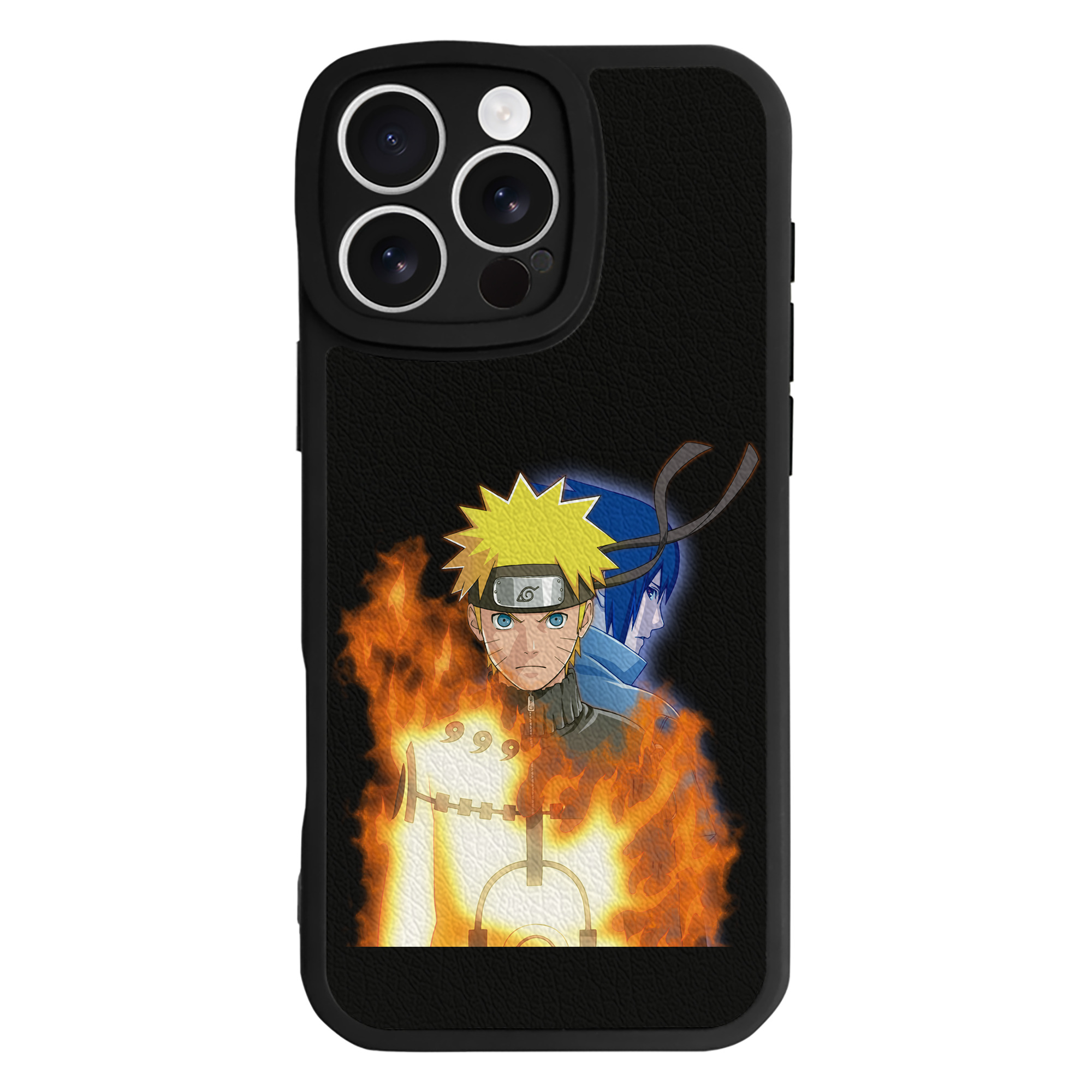 （画像用） NARUTO -ナルト- うずまき ナルト Uzumaki Naruto 【iPhone 16シリーズ対応】シリコンスマホケース（レザー調） 材質：シリコン